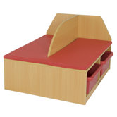 Sailboat Reading Bench with 2 Trays