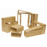 18 Piece Hollow Wooden Block Set
