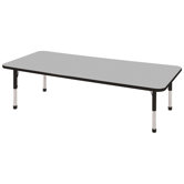 30" x 72" Rectangular Adjustable Activity Table