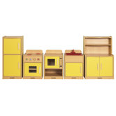 Colorful Essentials Five Piece Play Kitchen