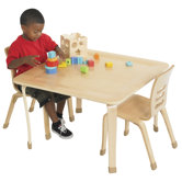 30" Square Bentwood Play Table