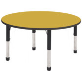 48" Round Adjustable Activity Table