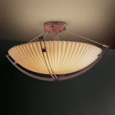 Crossbar Porcelina 60" 12 Light Semi Flush Mount