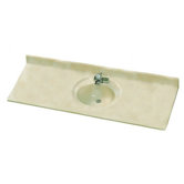 73" x 22" Astra Lav Left Hand Offset Marble Vanity Top
