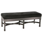 Cedarvale Faux Leather Bench
