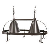 Oval Dutch Lighted Pot Rack