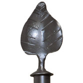 Leaf Curtain Rod Finial