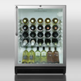 Wine Cellar with Stainless Steel Cabinet