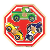 Stop Sign Jumbo Wooden Knob Puzzle