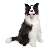 Plush Border Collie Stuffed Dog