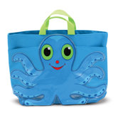 Flex Octopus Beach Tote Bag