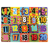 Jumbo Numbers Chunky Wooden Puzzle