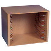 Natural Wood Puzzle Storage Box Unit