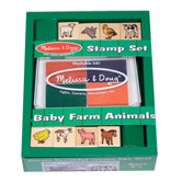 Baby Farm Animals Stamp Set Arts & Crafts Kit