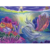 Dolphin Cove Cardboard Jigsaw Puzzle