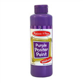 Purple Poster Paint Bottle