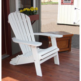 Phat Tommy Folding Recycled Poly Adirondack Chair