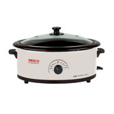 6 Qt. Roaster Oven with Porcelain Cookwell in Ivory