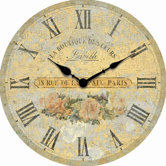 Boutique Roses 14" Wall Clock