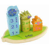 Wooden Stack & Count Shapes