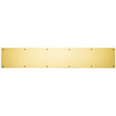 6" x 34" Kick Plate in Lifetime Polished Brass