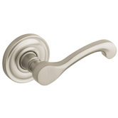 2.53" x 2.53" Classic Full Dummy Lever in Satin Nickel