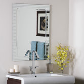 Frameless V-Groove Mirror