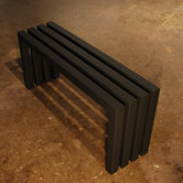 Linear Metal Bedroom Bench