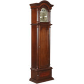 Gunfather Clock in Burnished Brown Cherry