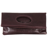 Molly Foldover Open Handle Clutch