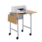 Machine Stand with Drop Leaves in Grey