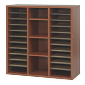 Apres Modular Storage Literature Organiser in Cherry
