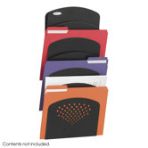 Steel Seven Pocket Wall Rack in Black