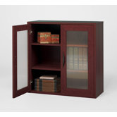 Apres Modular Storage Two Door Cabinet in Mahogany