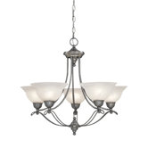 Palladium 5 Light Chandelier