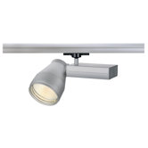 Q-Tech 16 cm x 30.5 cm Spot Light with 3 Phase Adapter in Silver Grey