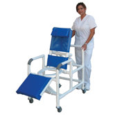 Reclining Shower Chair with Leg Extension