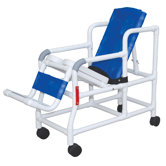 Pediatric Tilt N Space Shower Chair and Optional Accessories
