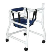 Adjustable Height Stroller or Walker with Heavy Duty Casters