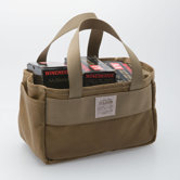 Tin Cloth Shot Shell Bag in Dark Tan