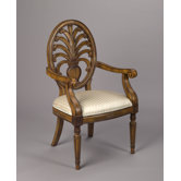 Oval Back Arm Chair