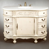 48" Vanity in Distressed Antique White