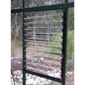 Louvre Window with Glass Panel