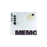 Memoboard in Wei&szlig;