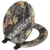 Magnolia Camouflage Mossy Oak Break Up Pattern Toilet Seat