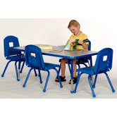 Toddler Height Rectangle Table