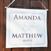 Flourish Custom Wedding Banner