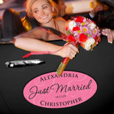 Mr. and Mrs. Wedding Decorations Window Cling