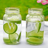 Personalized 26oz. Mason Jars (Set of 2)
