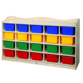 20-Tray Mobile Cubbie Unit